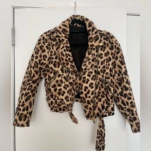 Cropped Cheetah Jacket